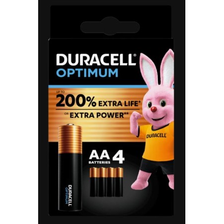 PIle AA X4 LR6 DURACELL OPTIMUM