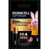 PIle AA X4 LR6 DURACELL OPTIMUM