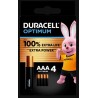 PIle AAA X4 LR03 DURACELL OPTIMUM