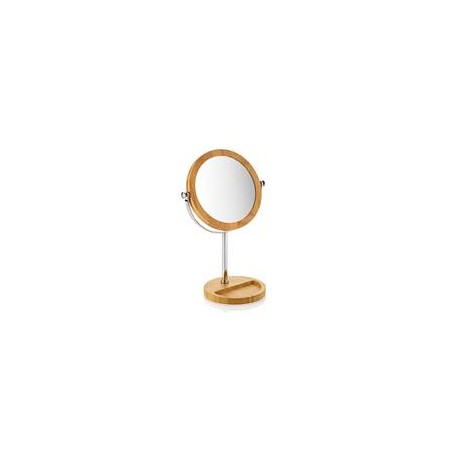 miroir-sur-pied-bamboo-havane-noir-x5-d-17-cm