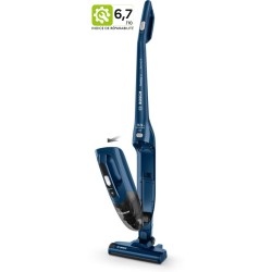 Aspirateur balai sans fil 2en1 - 2 vitesses auto.40mn Bleu foncé BOSCH