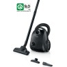 Aspirateur Compact avec sac, noir, Série 2 BOSCH