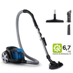 Aspirateur PowerCyclone 5 sans sac, AACA, brosse TriActive,parquet 900W PHILIPS