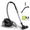 Aspirateur Performer avec sac Noir Classe AAA, Brosses Triactive&sol dur PHILIPS