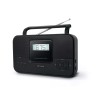 Radio stéréo LCD éclairage bLc 2 gammes, 20 stations mém. fonct° réveil MUSE