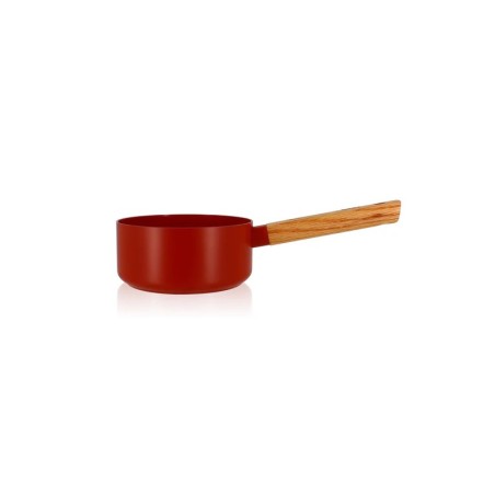 Casserole Ector 16cm aluminium paprika manche bois OGO