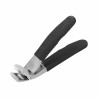 Coupe-ongles avec manche souple en acier inoxydable BLACK 8,5 cm ERBE
