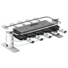 Raclette Transparence minérale 10P maintien chaud range poêlons 1200W LAGRANGE
