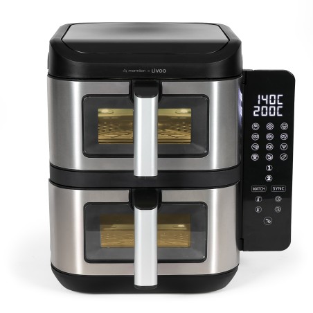 Friteuse sans huile double bac 11 L - Livoo x Marmiton LIVOO