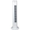 Ventilateur colonne blanc 82cm 50w 3 vitesses minuterie 2h DOMAIR