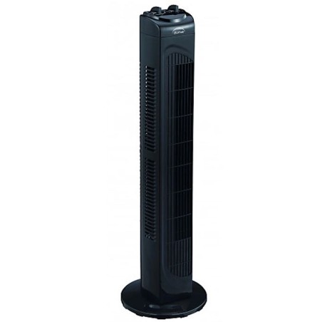 Ventilateur colonne noir 82cm 50w 3 vitesses minuterie 2h DOMAIR