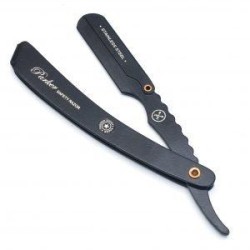 shavette-acier-inoxydable-noir-parker