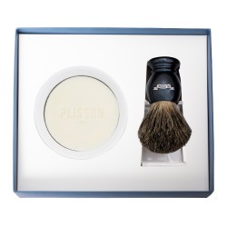 coffret-de-rasage-3p-blaireau-support-bol-savon-access-gris-nacre-plisson
