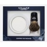 Coffret de Rasage 3P, blaireau & support, bol & savon noir PLISSON