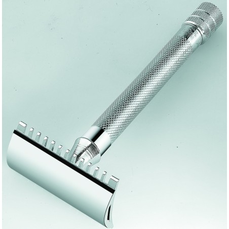 rasoir-de-surete-dentele-a-peigne-ouvert-manche-extra-long-merkur