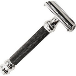 rasoir-de-surete-ouverture-papillon-manche-strie-noir-extra-long-10cm-84gr