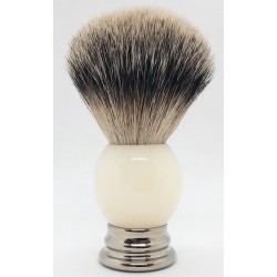 blaireau-pur-poil-gris-manche-blanc-metal-lordson