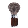 blaireau-poil-gris-de-russie-t12-manche-fut-ebene-chrome-plisson-joris