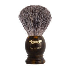 blaireau-original-pur-poil-gris-russie-taille-12-manche-facon-ecaille-plisson