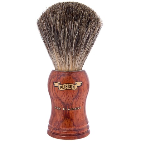 blaireau-pur-poil-gris-europeen-taille-12-bois-de-bubinga-forme-haute-plisson