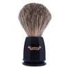 blaireau-facette-poil-gris-de-russie-taille-12-manche-noir-plisson