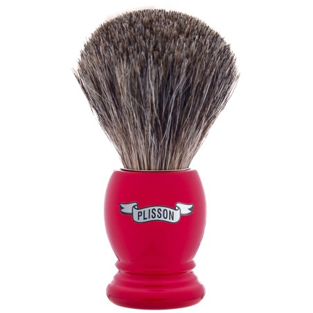blaireau-pur-poil-gris-de-russie-t12-access-essentiel-rouge-ferrari-plisson