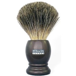 blaireau-pur-poil-gris-de-russie-t12-access-essentiel-marron-nacre-plisson