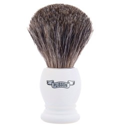 blaireau-pur-poil-gris-de-russie-t12-access-essentiel-manche-blanc-plisson