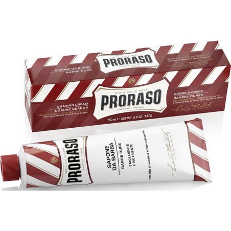 creme-a-raser-rouge-barbe-dure-tube-150-ml-proraso