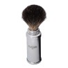 Blaireau de Voyage gris de russie T8 manche chromé avec logo PLISSON