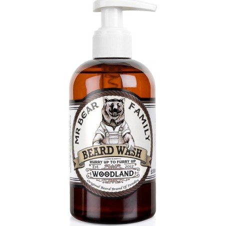 shampoing-a-barbe-woodland-250ml-mr-bear-family