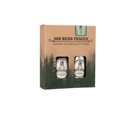 Coffret baume et huile à barbe wilderness 50ml MR BEAR FAMILY