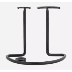support-porte-blaireau-rasoir-acier-noir-plisson