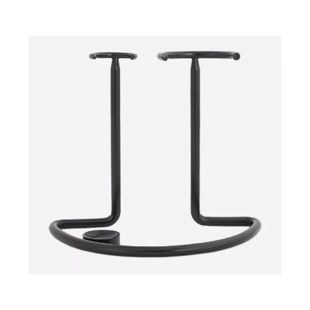 support-porte-blaireau-rasoir-acier-noir-plisson