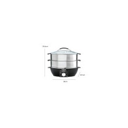 Cuiseur vapeur multifonction 4 programmes, 2 paniers, 1900W MAGIMIX