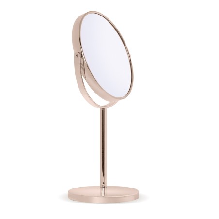 Miroir grossissant sur pied rose gold X10 D-17.5 cm