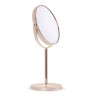 Miroir grossissant sur pied rose gold X10 D-17.5 cm
