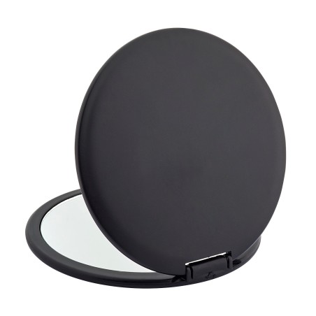 Miroir de voyage grossissant noir rond X10
