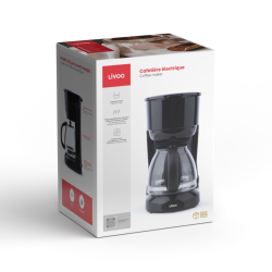 Cafetière électrique 750ml 6 Tasses LIVOO